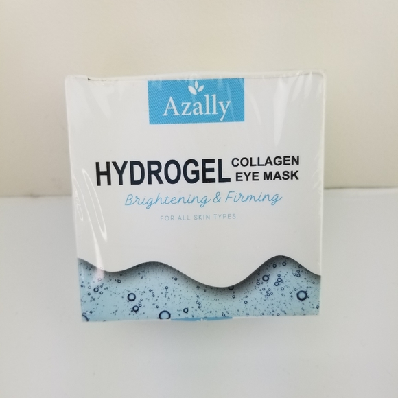 Lot Of 2 Azally Hydrogel Collagen Eye Mask Brighte - Picture 2 of 7